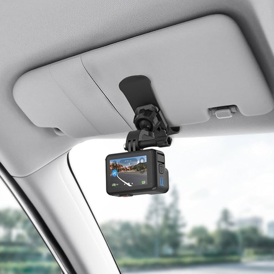 Amazon | SUREWO 車サンバイザーマウント、gopro hero 13 12 11
